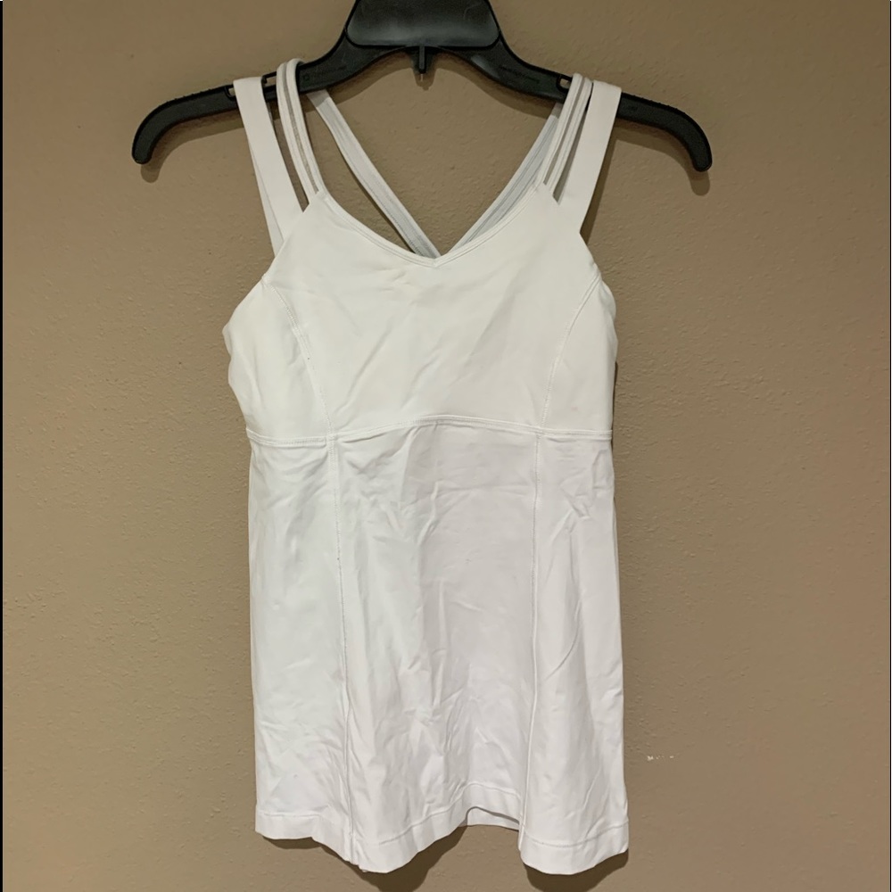 Lululemon White Athletic Top